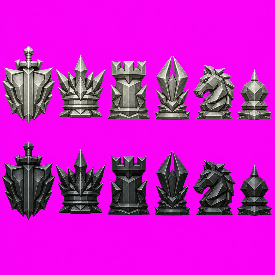 Mortal Kombat piece set